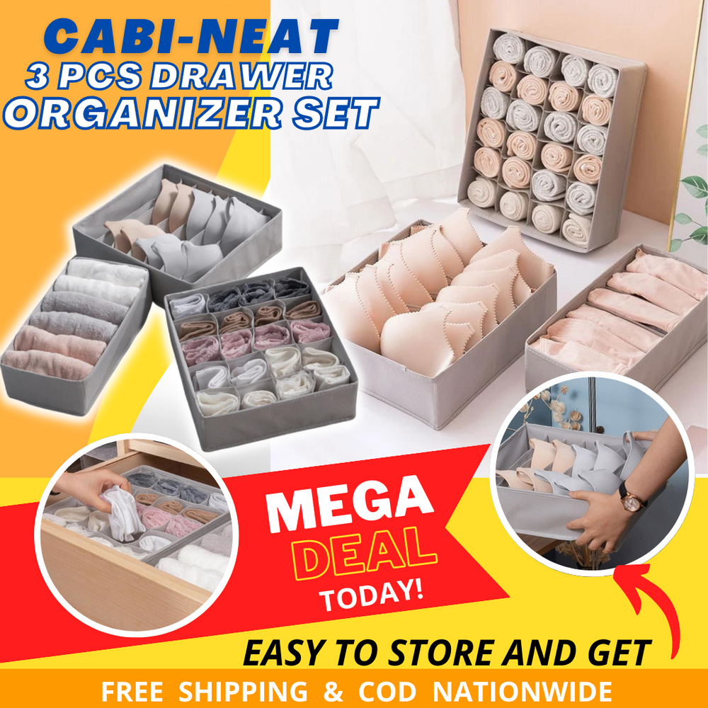 CabiNeat 3-PIECE DRAWER ORGANIZER SET