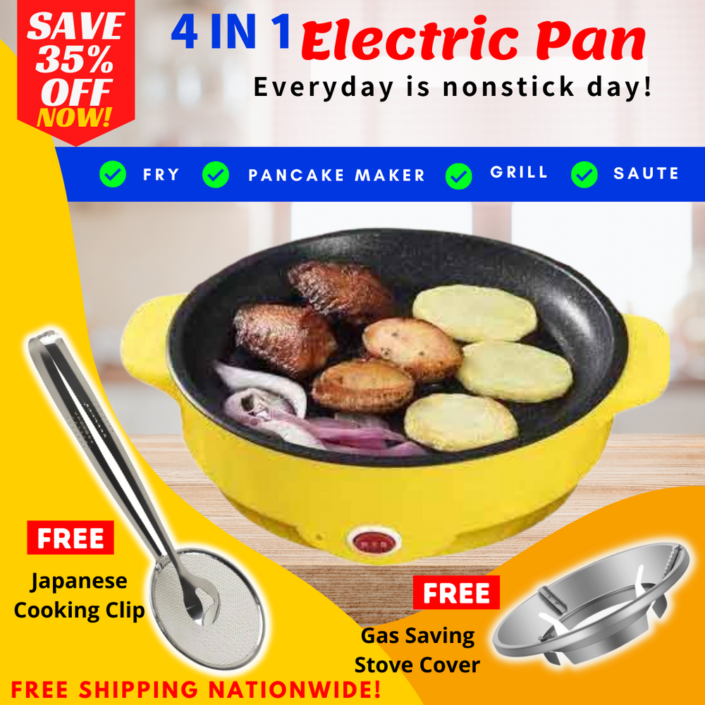 Your Home Mini Electric Frying Pan with FREEBIES!