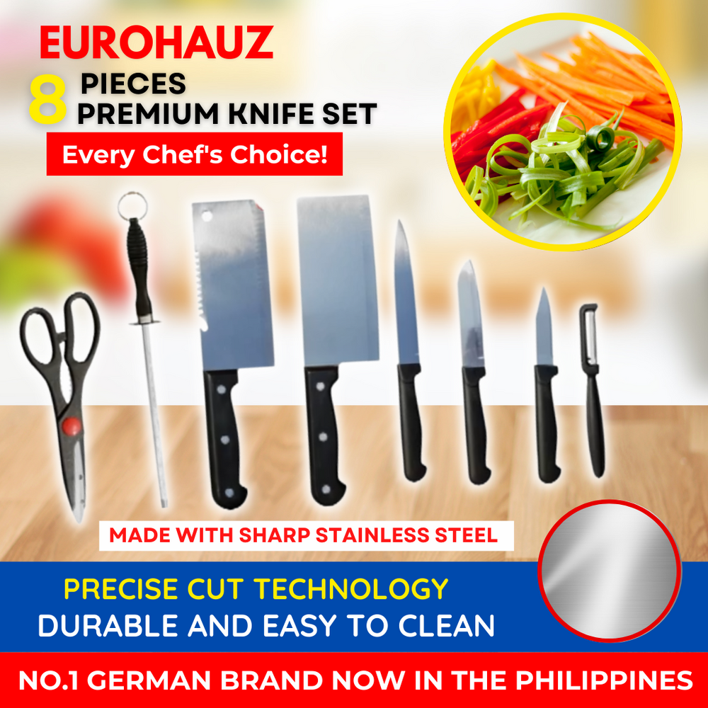 Eurohauz 8pcs Kitchen Knife Set