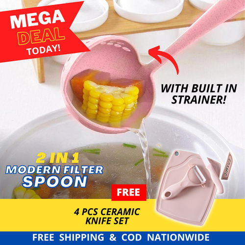 2 in 1 Modern Filter Cooking Spoon