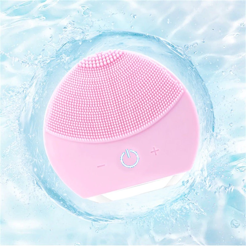 Ultra Sonic Derma Waterproof Silicone Facial Cleansing Brush